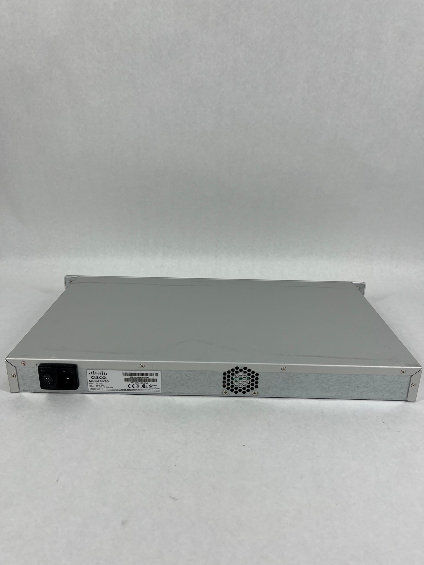 Cisco Meraki 5-Port Cloud-Managed Security Appliance MX80 Unclaimed