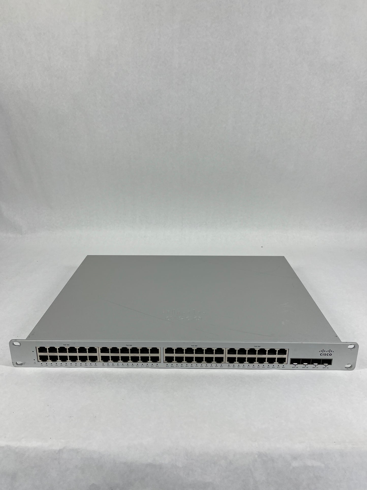 Cisco Meraki 48-Port Cloud Managed Stackable Switch MS225-48LP Unclaimed