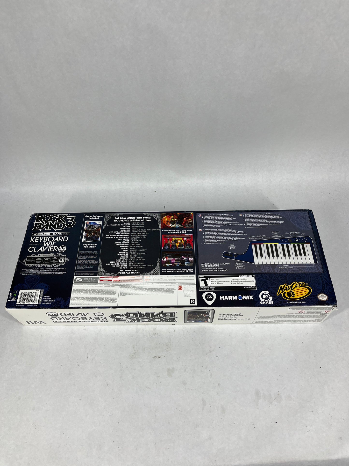 New Nintendo Rock Band 3 Clavier/Keyboard White RVL P SZBE
