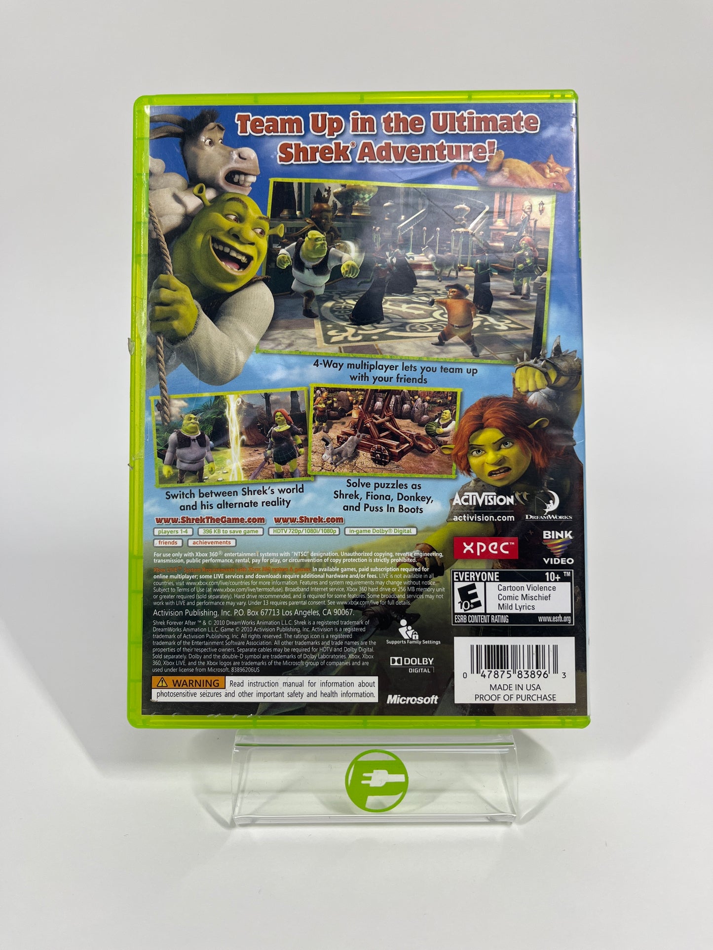 Shrek Forever After (Microsoft Xbox 360, 2010) CIB