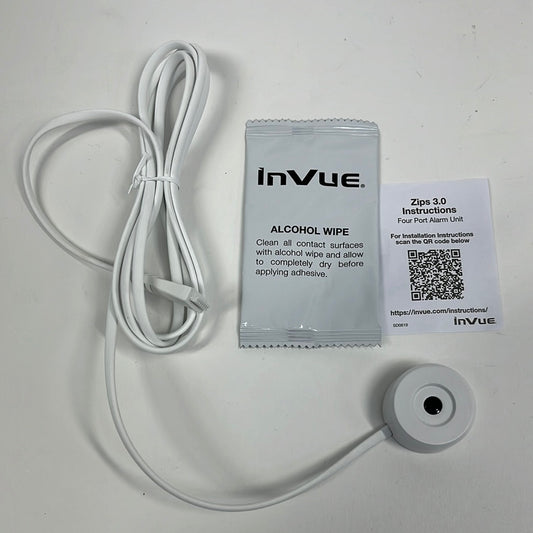 New inVue ZIPS Four Port Remote IR ZB3000-W Alarm Unit