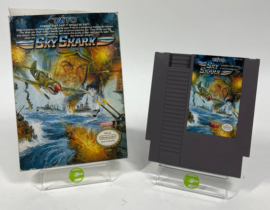 Sky Shark (Nintendo NES, 1989) with original box