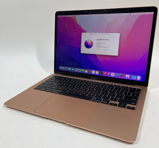 2020 Apple MacBook Air 13.3" M1 3.2GHz 8GB RAM 256GB Flash Storage Rose Gold