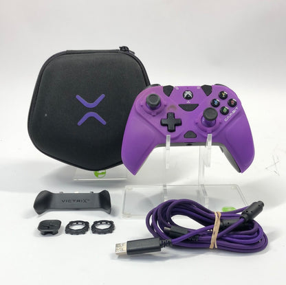 Lot of 5 Broken Victrix Gambit Dual Core Tournament Controller Xbox Series X|S/One White/Purple