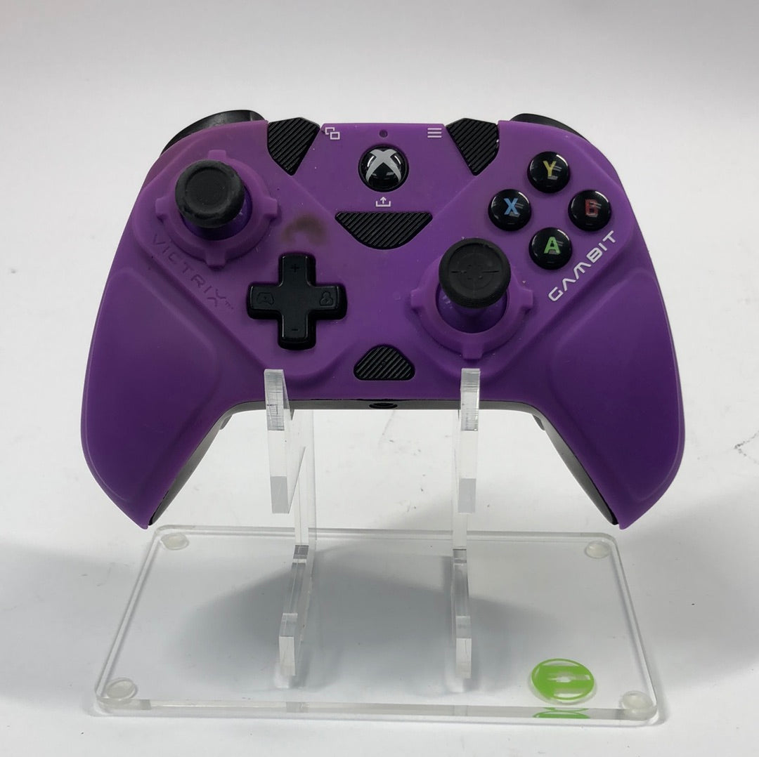 Lot of 5 Broken Victrix Gambit Dual Core Tournament Controller Xbox Series X|S/One White/Purple