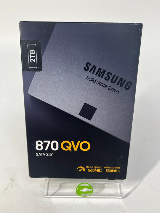 New Samsung 870 QVO 2TB SATA 2.5" SSD MZ-77Q2T0