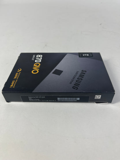 New Samsung 870 QVO 2TB SATA 2.5" SSD MZ-77Q2T0