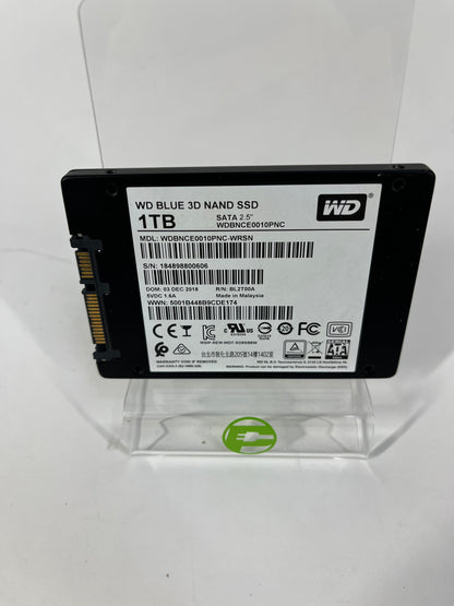 Western Digital 2.5" WD Blue 1TB Nand SATA 2.5" SSD WDBNCE0010PNC-WRSN