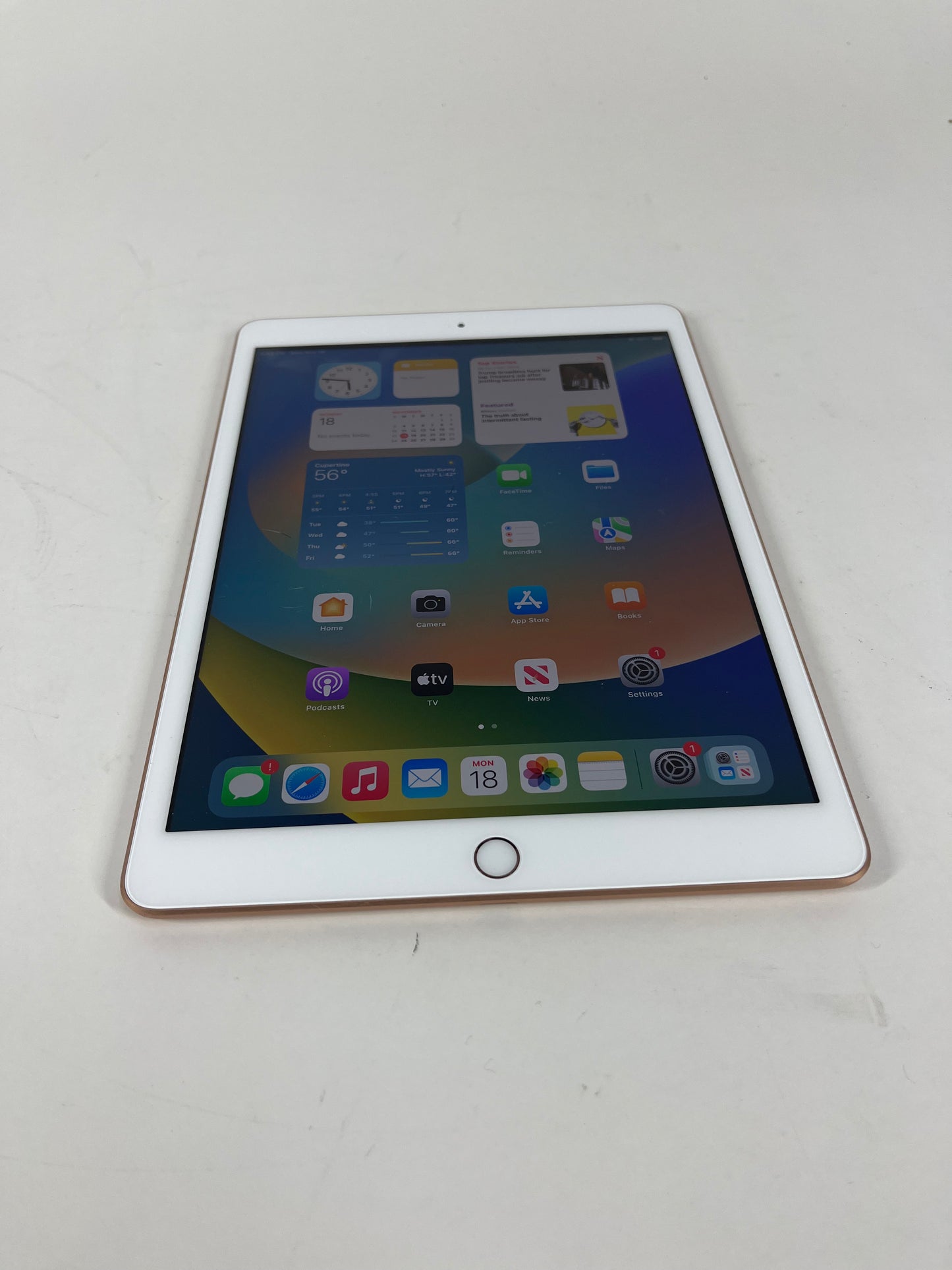 WiFi Only Apple iPad 7th Gen 32GB 16.6 Rose Gold NW762LL/A