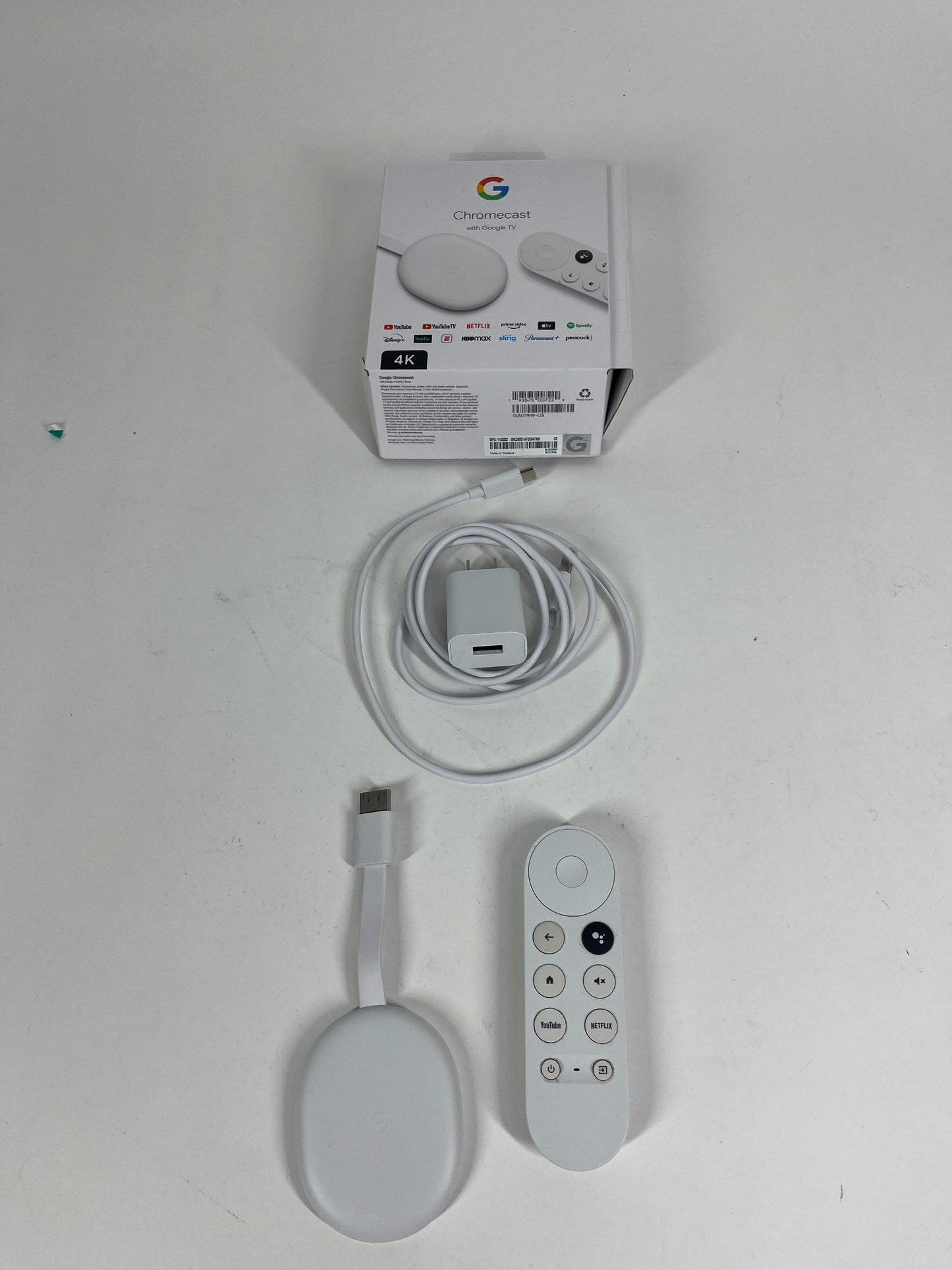 Google Chromecast Chromecast Streaming Device White GAO1919-US