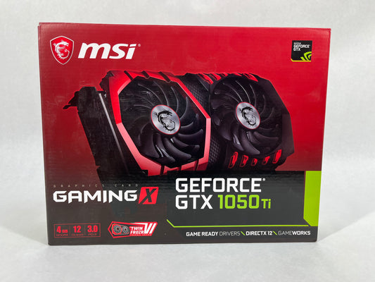 MSI GeForce GTX 1050 Ti 4GB GDDR5 Graphics Card 912-V335-028