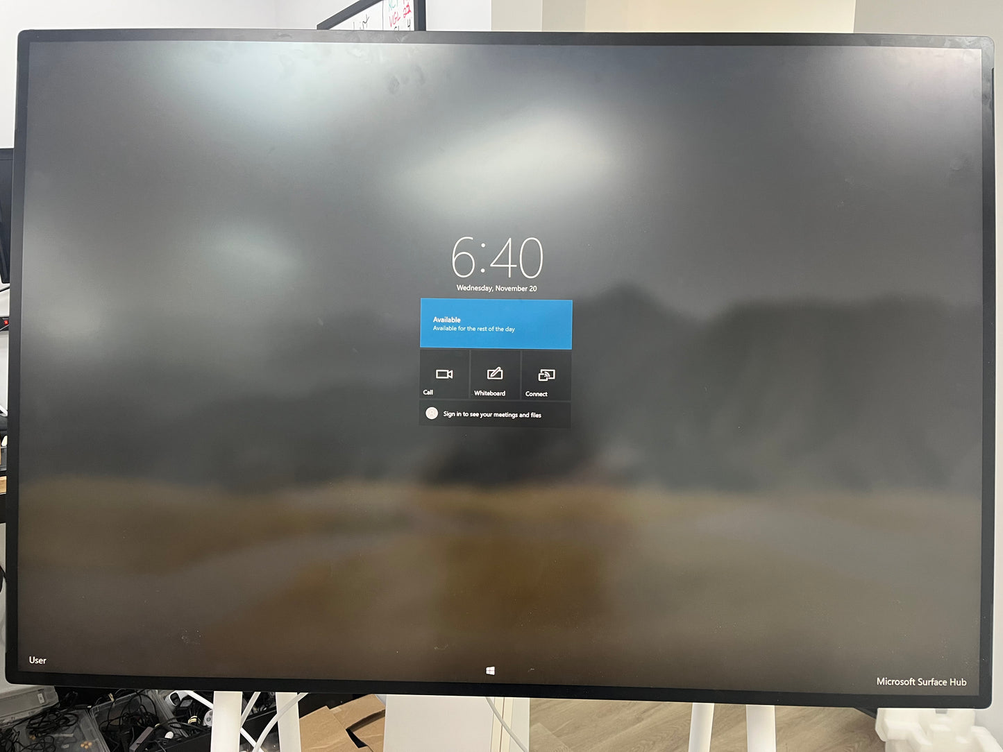 Microsoft Surface Hub 2S 50" Includes Stand and Battery Backup