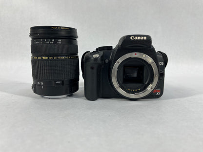 Canon EOS Rebel XT 8.0MP Digital SLR DSLR Camera w/ lens