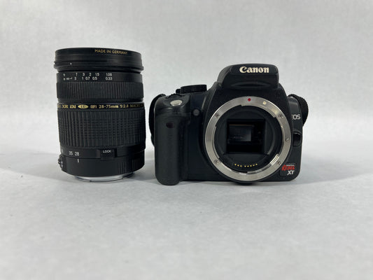Canon EOS Rebel XT 8.0MP Digital SLR DSLR Camera w/ lens