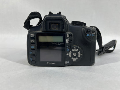 Canon EOS Rebel XT 8.0MP Digital SLR DSLR Camera w/ lens