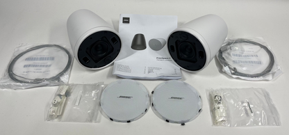 Pair of New Bose 20W FreeSpace FS2P Pendant-mount Speaker White