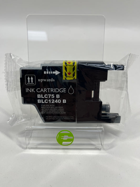 Upwards Black Ink Cartridge BLC75 B; BLC1240 B FOR BROTHER PRINTERS read below