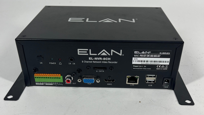 Elan 8 Channel Network Video Recorder EL-NVR-8CH