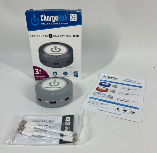 Chargehub Multiple USB Charging Station CH-X3