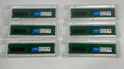 Crucial 6x 8 GB CT864DFD824A 48 GB (6X8GB) DDR4 2400MHz