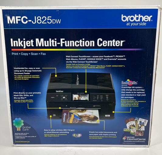 Brother MFC-J825DWS Multi-function Center Printer Printer