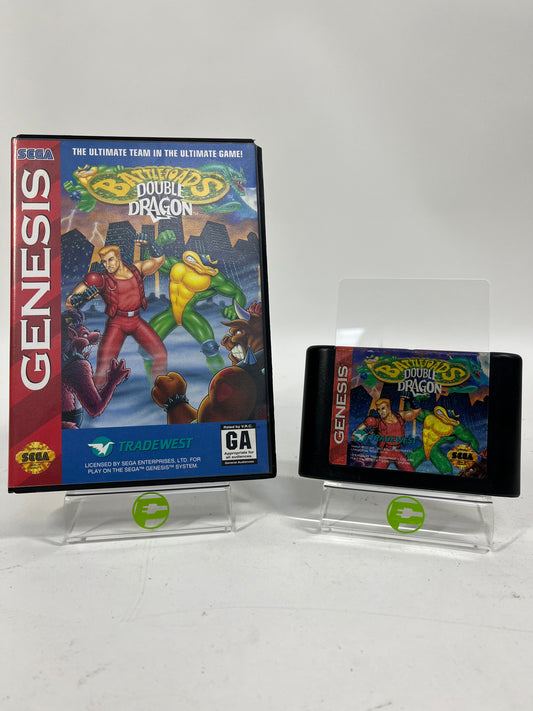 Battletoads and Double Dragon The Ultimate Team (Sega Genesis, 1993) with Box