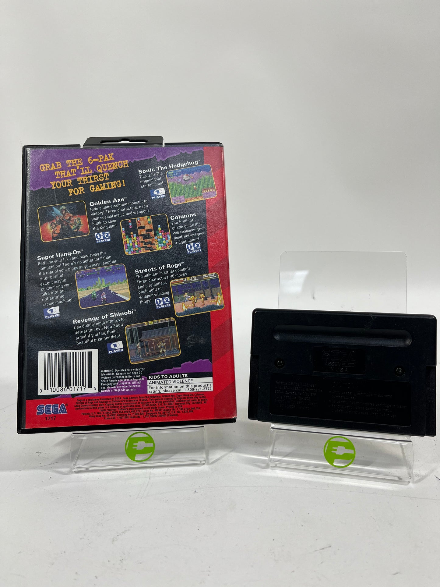 6-Pak (Sega Genesis, 1995) with Original Box