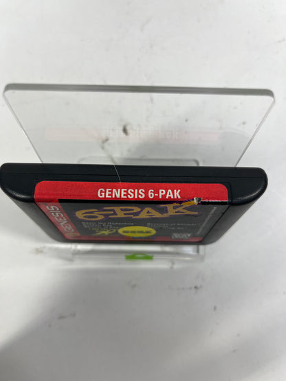 6-Pak (Sega Genesis, 1995) with Original Box