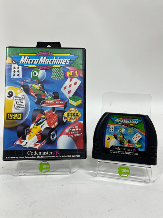 Micro Machines (Sega Genesis, 1992) with Original Box