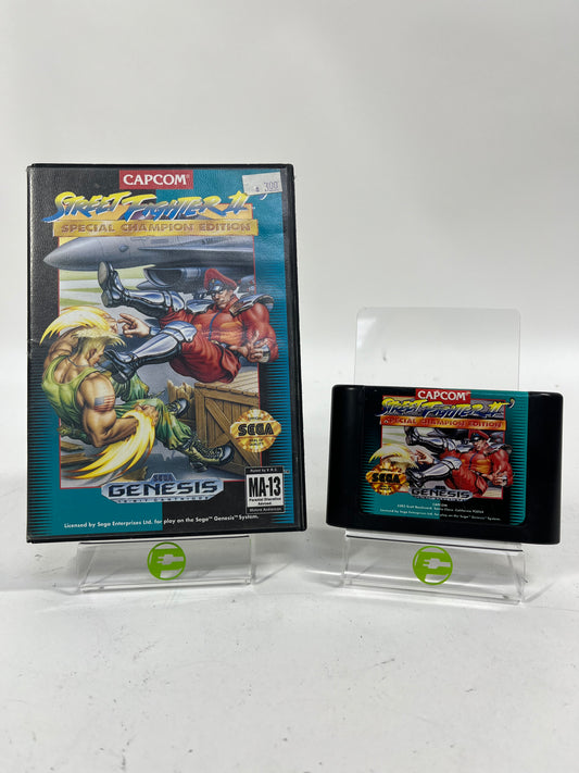 Street Fighter II Special Champion Edition (Sega Genesis, 1993) with Box