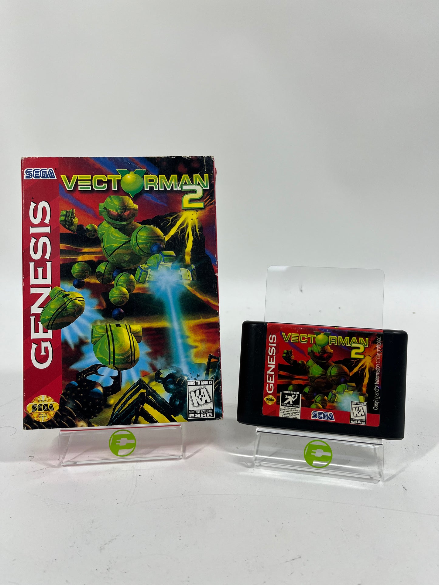 Vectorman 2 (Sega Genesis, 1996) Complete with Original Box and Manual