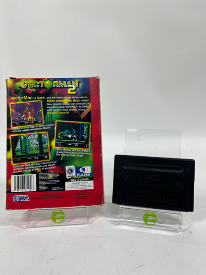 Vectorman 2 (Sega Genesis, 1996) Complete with Original Box and Manual