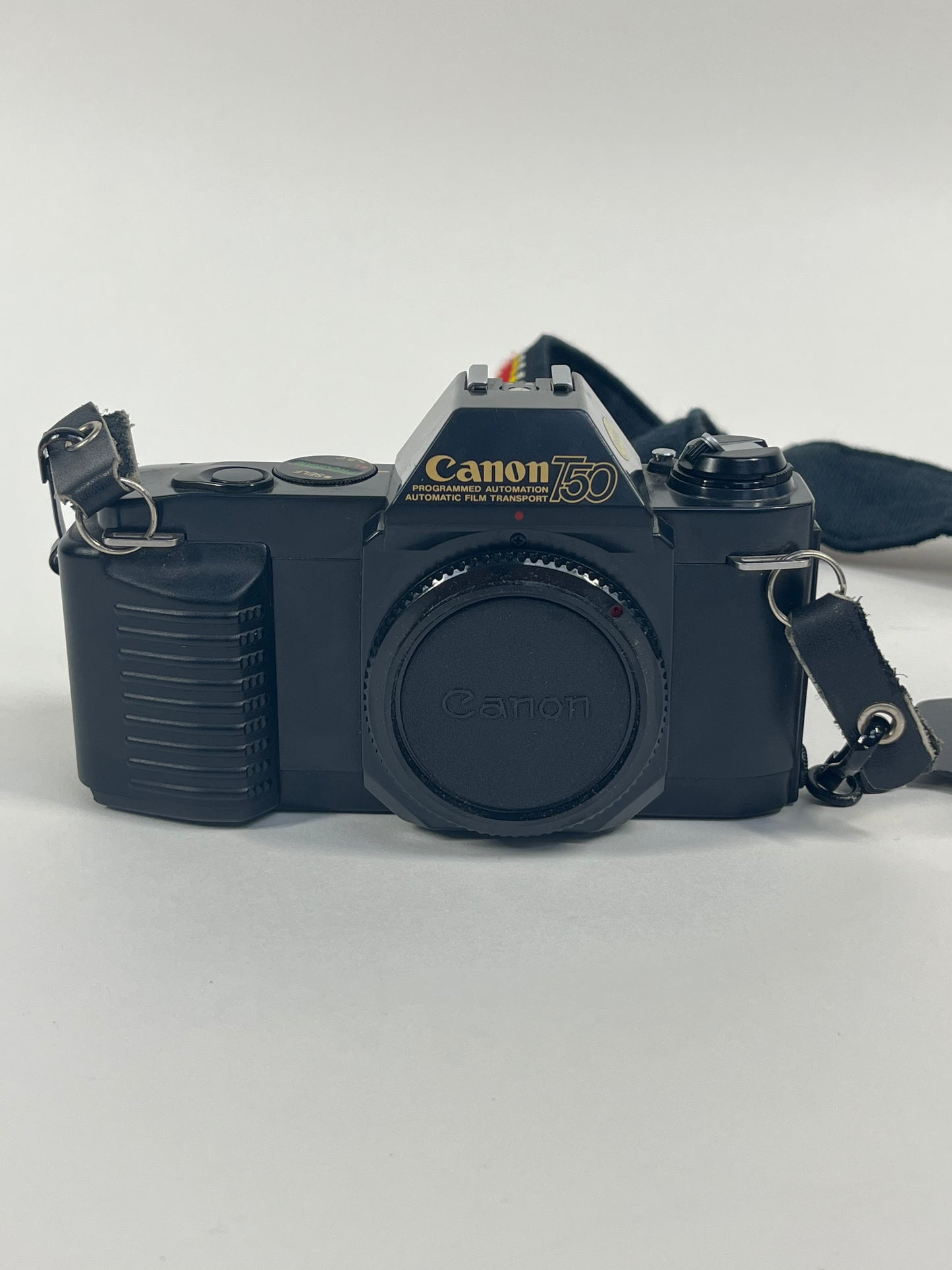 Broken Canon T50 35MM Film Camera Bundle with Lenses and Flash