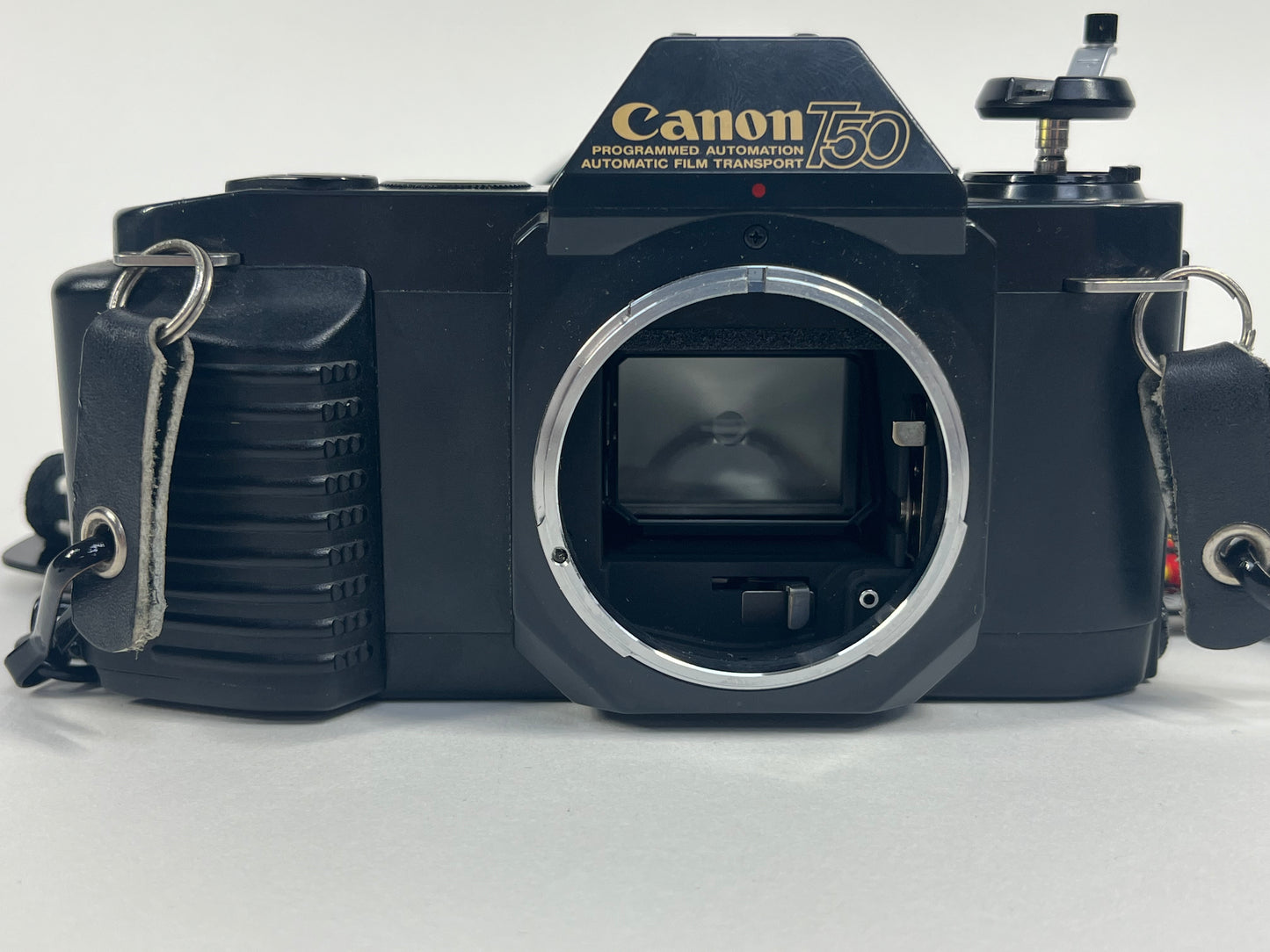 Broken Canon T50 35MM Film Camera Bundle with Lenses and Flash