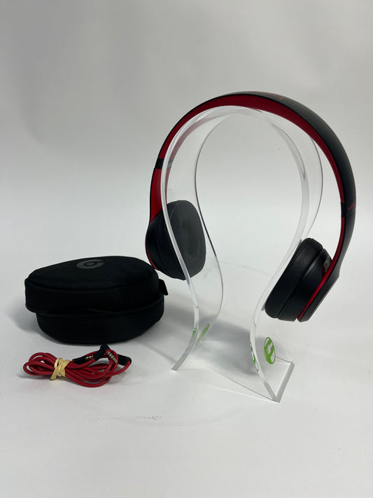 Beats Solo3 Wireless Over-Ear Bluetooth Headphones Black/Red A1796