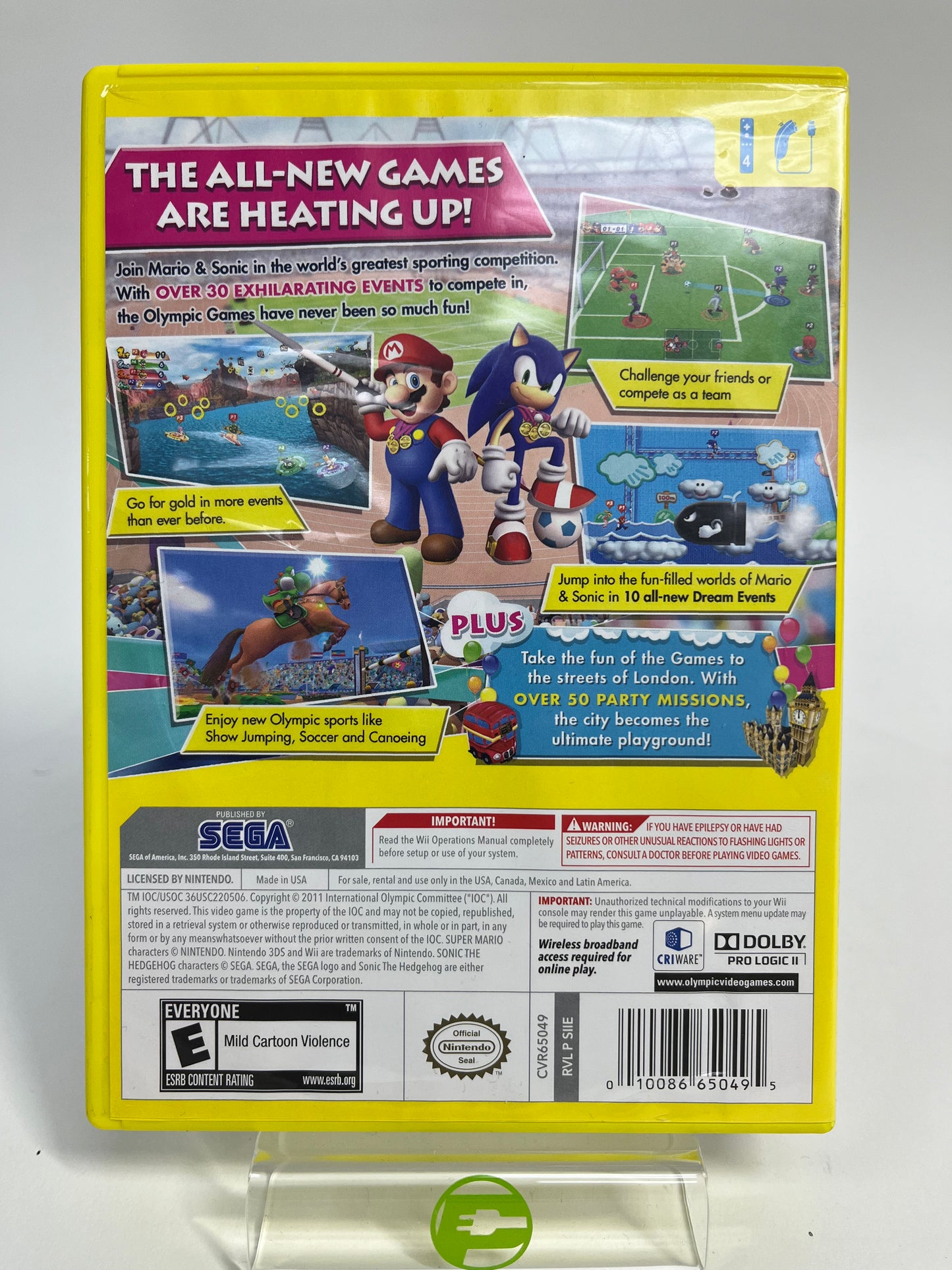 Mario & Sonic at the London 2012 Olympic Games (Nintendo Wii, 2011)