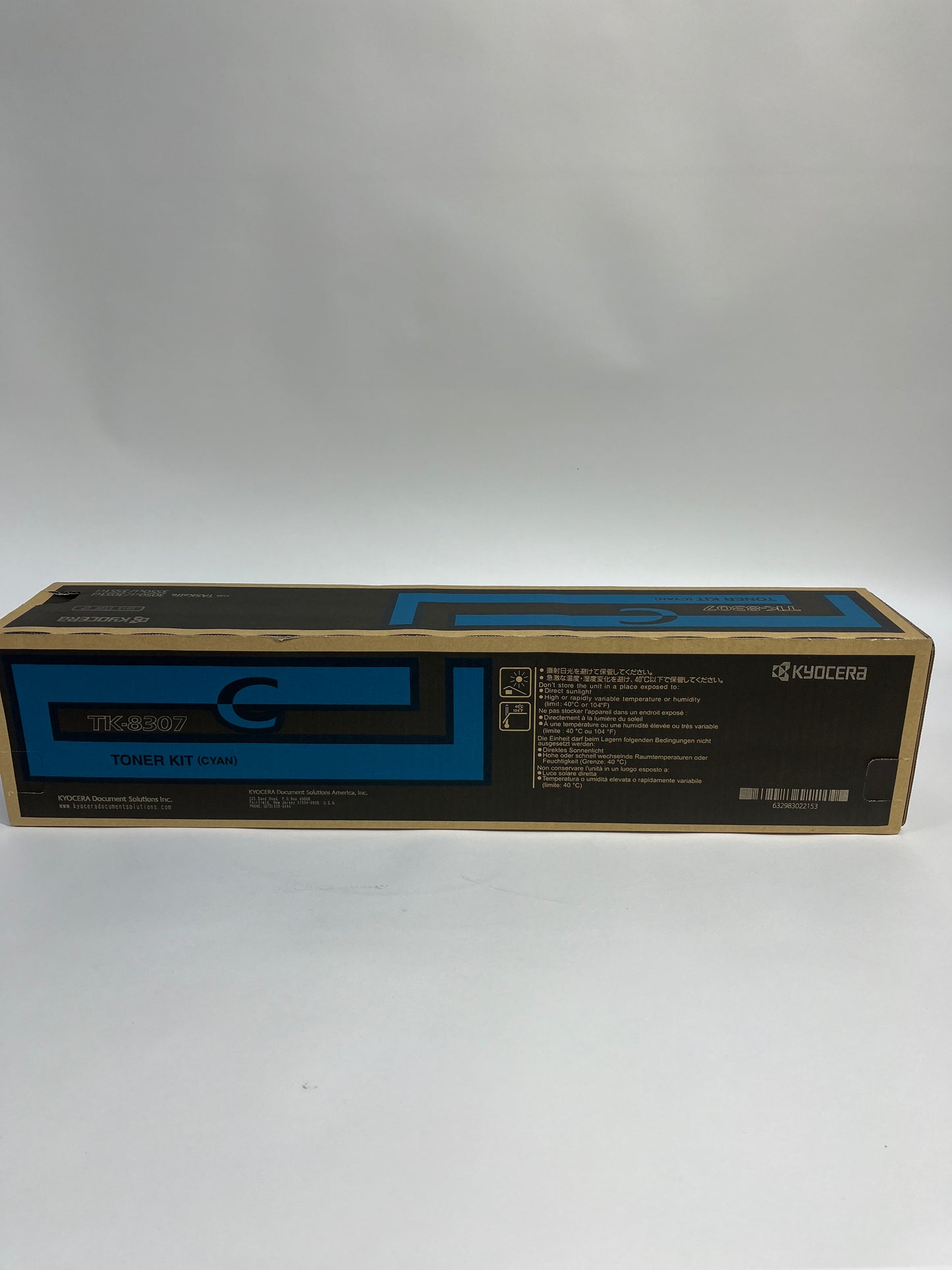 New Kyocera TK8307C Cyan Toner Cartridge