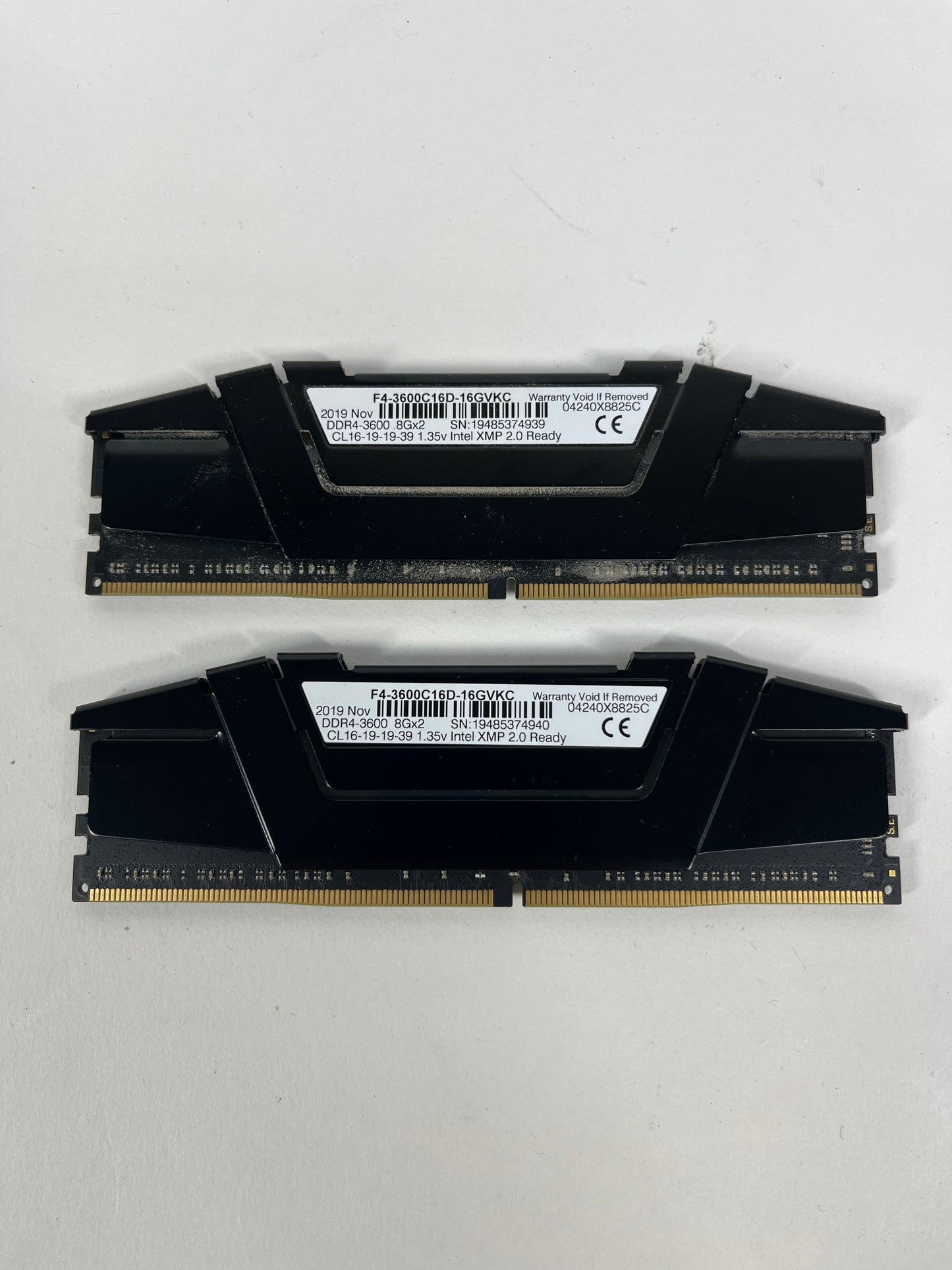 G.Skill RipJaws-V 16GB (2x8GB) DDR4 3600MHz