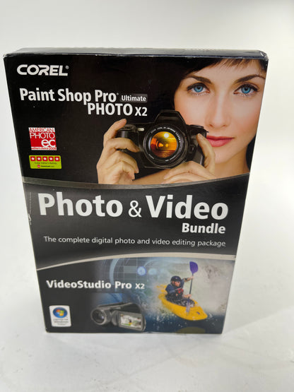 New Corel PaintShop PRO Ultimate X2 Photo and Video Bundle PICS2SD