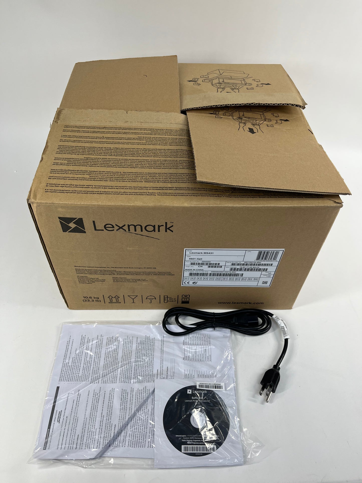 New OB Lexmark Monochrome Laser Printer MS431